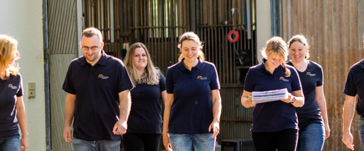 Mitarbeiter der Pferdeklinik Bieberstein